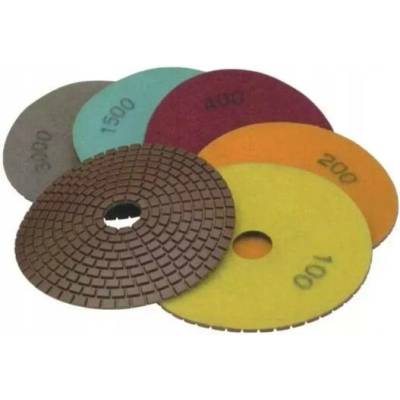 Diamantový lešticí kotouč na suchý zip 125mm, zrnitost 800 Dedra