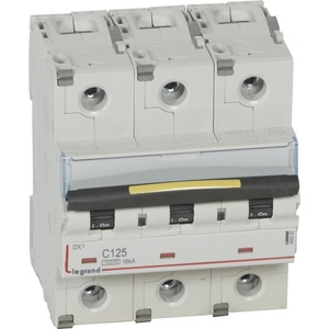 Legrand Автоматичен прекъсвач DX3 3P 125A крива С 10kA 4, 5 мод. - 409282 (409282)