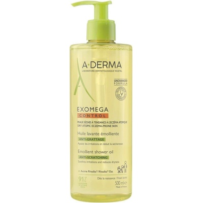 A-Derma Exomega Control zvláčňující sprchový olej 500 ml