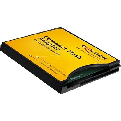 Delock DeLOCK SD / MMC четец за SD карти, черен/жълт (61796)