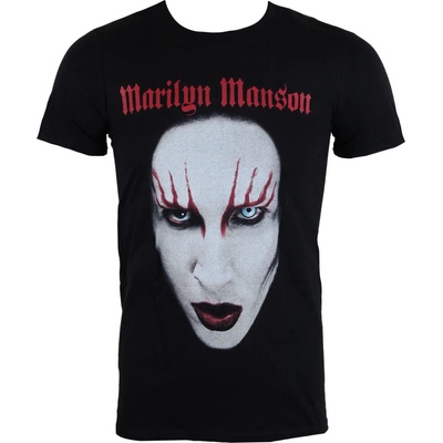 ROCK OFF мъжка тениска Marilyn Manson - Червени устни - ROCK OFF - MMTS01MB