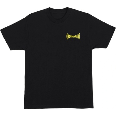 Independent tričko Manufactured Span S/S Heavyweight T-Shirt Black