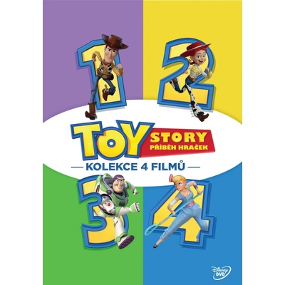 Toy Story Příběh hraček 1-4 kolekce 4DVD