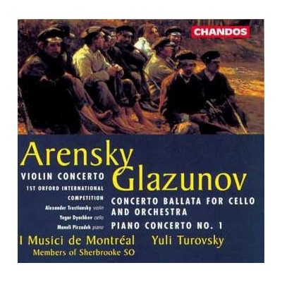 Anton Stepanovich Arensky - Violin Concerto Concerto Ballata For Cello And Orchestra; Piano Concerto No. 1 CD