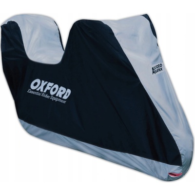 Oxford Aquatex s prostorem na kufr černá/stříbrná M