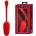 Boss of Toys Pretty Love Kirk Rechargeable Vibrating Egg Red - 12 Modes, USB Charging