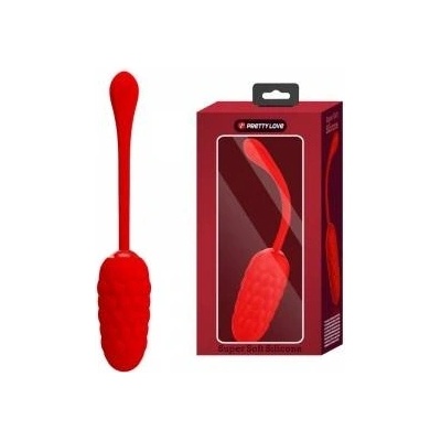 Boss of Toys Pretty Love Kirk Rechargeable Vibrating Egg Red - 12 Modes, USB Charging