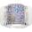Linziclip Midi Hair Clip, Size Medium, Flower Garden Аксесоари унисекс