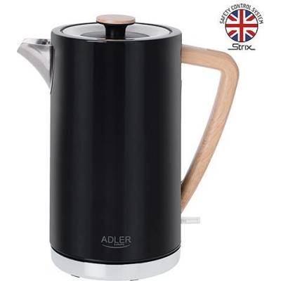 Adler Електрическа Кана за Вода 1, 7 L STRIX Adler 1347 Black (Adler 1347 Black)