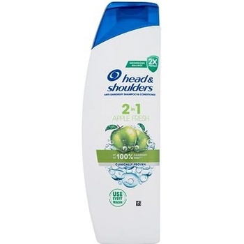 Head & Shoulders Apple Fresh 2in1 Šampon proti Lupům 330 ml. Pocit Svěžesti Vůně Jablka