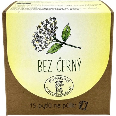 Bylinářství U Chytré Horákyně Čaj BEZ ČERNÝ 15 x 3 g