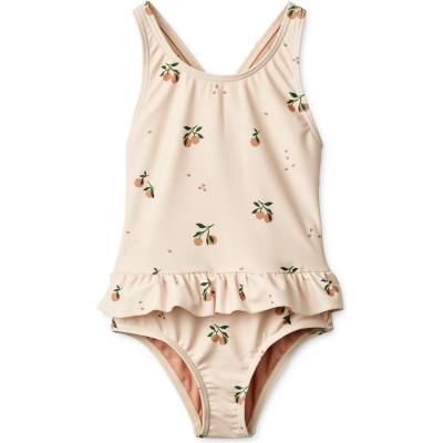 LIEWOOD Детски бански костюм LIEWOOD Kid's Amara Printed Swimsuit - Peach / Sea Shell - размер 128 (EU) (750-2481-0116)
