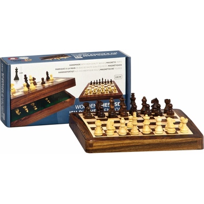 Piatnik Dřevěné šachy magnetické 18 cm 3700183420462