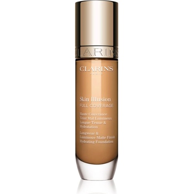 Clarins Skin Illusion Hydrating Foundation високо покривен фон дьо тен цвят 112C 30ml