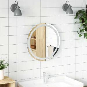 vidaXL LED огледало за баня 50 см кръгло (353278)