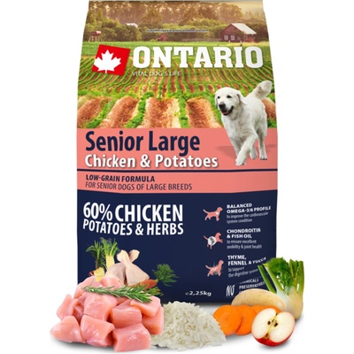 Ontario Senior Large Chicken & Potatoes & Herbs 2,25 kg