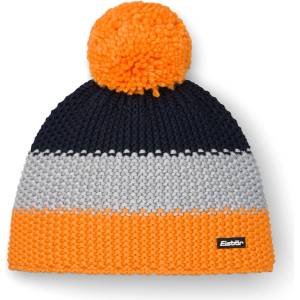 Eisbär Детска зимна шапка (beanie) Eisbär Kid's Star Pompon Mütze - Flame Orange / Hellgrau / Nacht - размер 55 cm (204-5862-1511)