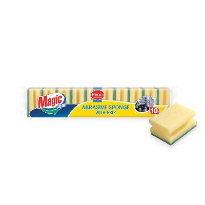 ГЪБА С КАНАЛ magic clean profi k-kt 10бр (hssf233)