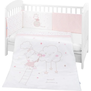 KikkaBoo Бебешки спален комплект 2 части EU style 60/120 Hippo Dreams (41101020105) - tary