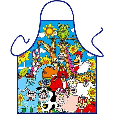 Itati Dětská zástěra Veselé zvířátka