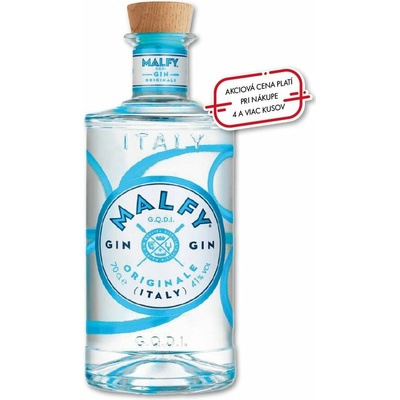 Gin Malfy Originale 41% 0,7 l (čistá fľaša)