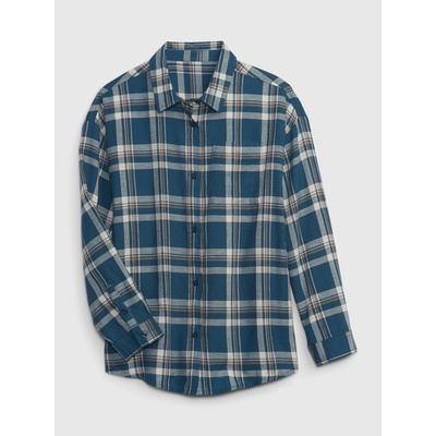GAP 450406-01 dětská flanelová košile modrá