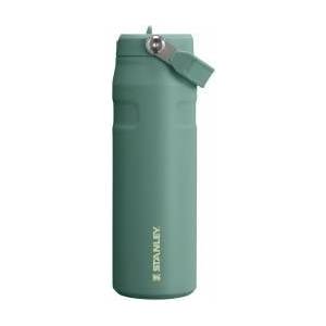 STANLEY 1913 Flip Straw Drinking Bottle with Straw 0.7L - Thermo Mug Cools for 10 Hours - Ice Cold for 3 Days - BPA Free - Leakproof - For Drink Holders - Dishwasher Safe - Shale - 100000143061