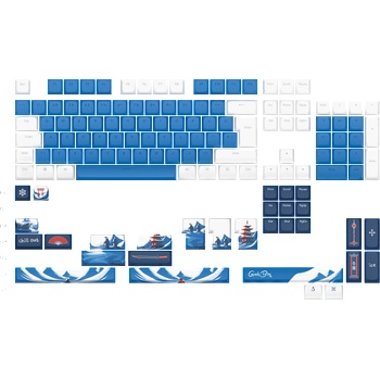 Dark Project x GeekBoy Keycaps ANSI & ISO PBT Комплект капачки за механична клавиатура (213 броя) (DPKS177_GeekBoy)