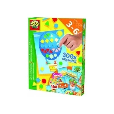 SES Creative Geometric figures - a set for learning to paste