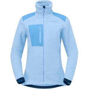 Norrøna Дамско поларено яке Norrøna Women's Trollveggen Warm3 Jacket Fleece jacket - Cashmere Blue / Allure (105-6995-0514)