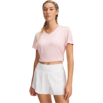 Under Armour Tech Twist V-Neck Short Sleeve Womens - Prime Pink