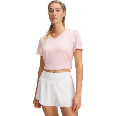 Under Armour Tech Twist V-Neck Short Sleeve Womens - Prime Pink