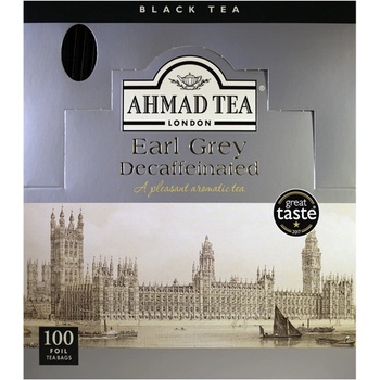 Ahmad Tea Černý čaj Earl Grey Decaffeinated sáčků 100 x 2 g