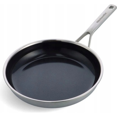 Pánev KitchenAid 28 cm tradiční nerezová ocel s nepřilnavým povrchem