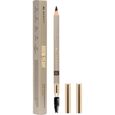 NL Beauty Молив за вежди с мини четка Brow Yeah, 30 Dark Brown, 1.1 g