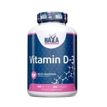 Haya Labs Витамин D-3 HAYA LABS, 400 IU, 250 Softgels