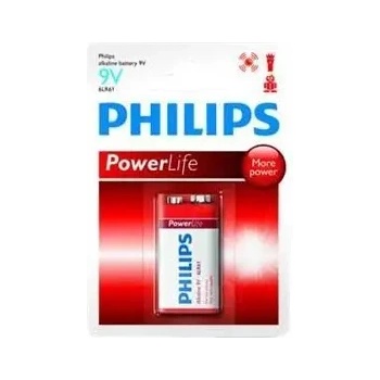Image 1 of Philips Power Alkaline батерия 9V (E), 1-blister (6LR61P1B/10)