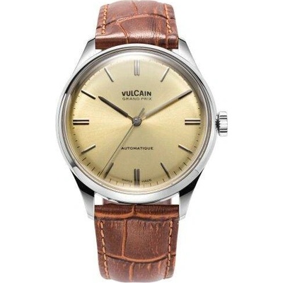 Vulcain Grand Prix Champagne Brown Alligator