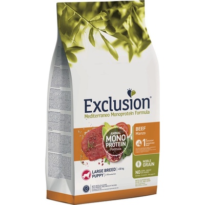 Exclusion Mediterraneo Puppy Large Beef 12 kg
