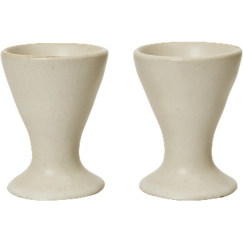 Ferm Living Flow Поставки за яйца, почти бяло, 2 бр (1104271927)