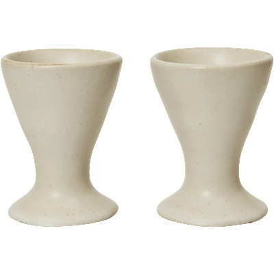 Ferm Living Flow Поставки за яйца, почти бяло, 2 бр (1104271927)