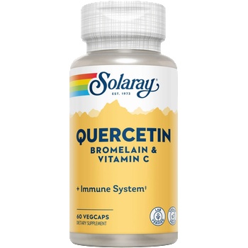 SOLARAY Кверцетин & бромелаин + витамин С - 60 капсули