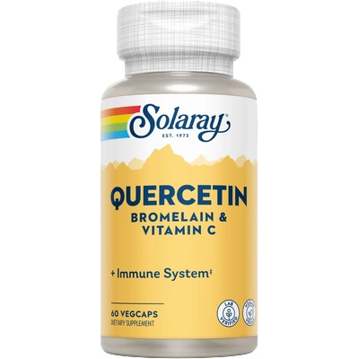 SOLARAY Кверцетин & бромелаин + витамин С - 60 капсули