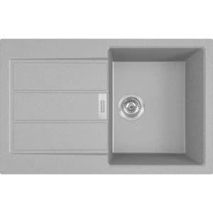 Franke Sirius 2.0 - Мивка от тектонит S2D 611-78, 78x50 см, сива 143.0613. 585 (143.0613.585) Мивка за вграждане