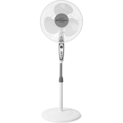 Orbegozo SF 0147 - Pedestal fan, 3 levels, blade size 40 cm, adjustable height, 50 W, white