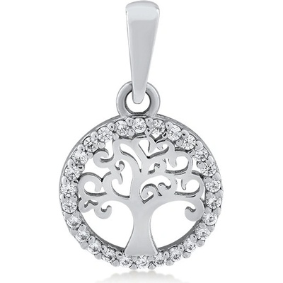 Lillian Vassago Zlatý přívěsek se zirkony Strom života LLV31 GP002W