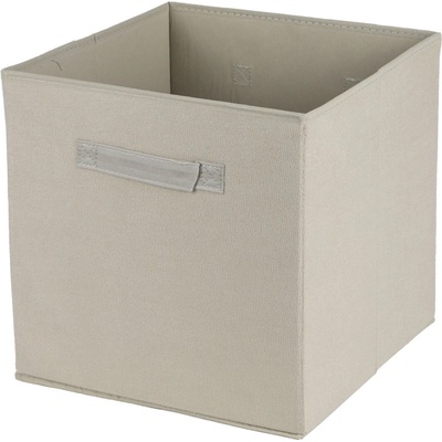 Dochtmann Box Callax úložný box z manšestru béžový 31 x 31 x 31 cm
