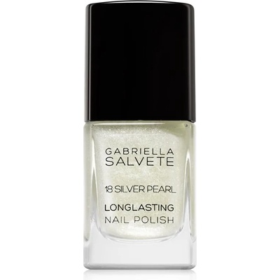 Gabriella Salvete Longlasting Enamel дълготраен лак за нокти с блясък цвят 18 Silver Pearl 11ml