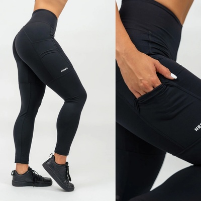 Nebbia Legíny s vysokým pasem LEG DAY GOALS 248 black – Zboží Dáma
