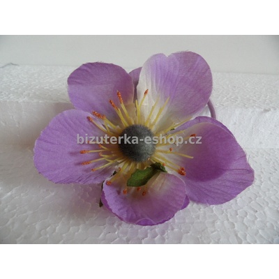 Bizuterka-eshop.cz květ fialový BZ-03416